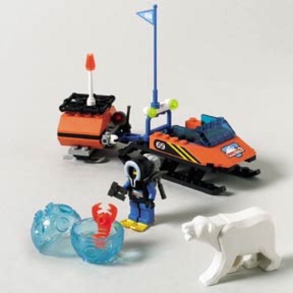 Lego Other - Lego set Arctic expedition snowmobile 6586 skis polar bear